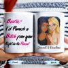 Bestie I'd Punch A B*tch For You Right In The Throat - Personalized Custom Coffee Mug - BST176_MG
