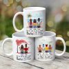 Besties At Heart Besties Sisters Back View Personalized Mug