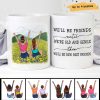 Besties Best Friend On Flower Field Personalized Mug