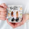 Besties Forever - Bestie Personalized Custom 3D Inflated Effect Printed Mug - Gift For Best Friends, BFF, Sisters