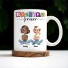 Besties Forever, Cartoon Characters - Personalized Custom Coffee Mug - BST164_MG