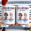 Besties Forever, Cartoon Characters - Personalized Custom Coffee Mug - BST164_MG