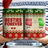 Besties Forever Christmas Sweater Design - Personalized Custom Coffee Mug - BST421_MG