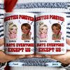 Besties Forever, I Hate Everyone Except Us, Ice Cream And Rose - Personalized Custom Coffee Mug - BST490_MG