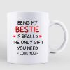Besties On Car Best Friend Best Friend Gift Personalized Mug