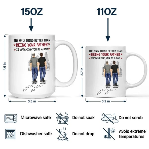 Better Than Being Your Father - Personalized Mug
