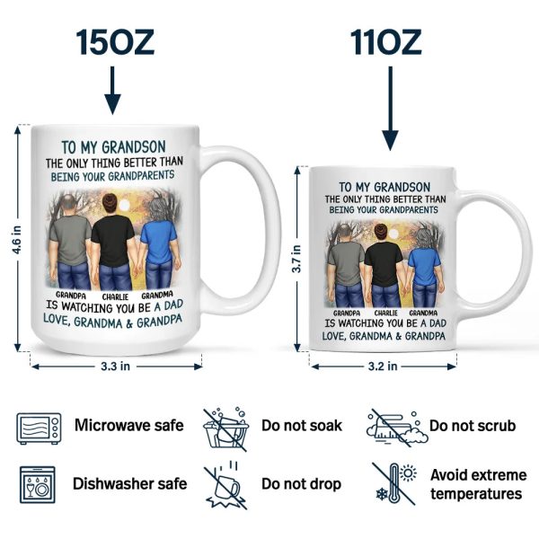 Better Than Being Your Father Grandpa - Personalized Mug