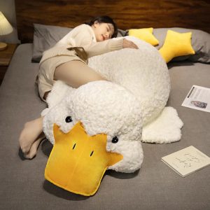 Big Duck Plush Toy Soft Stuffed Animal Pillow Cushion