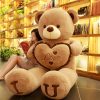 Big I LOVE YOU Bear Plush Toy Soft Huge Stuffed Doll
