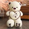 Big LOVE Plush Bear - Giant Soft Toy for Birthdays & Valentine's Gifts