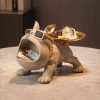 Big Mouth French Bulldog Statue