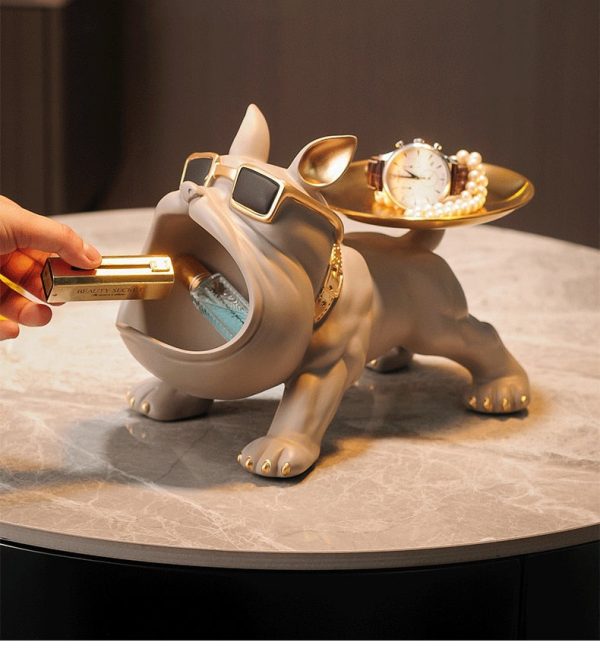 Big Mouth French Bulldog Statue