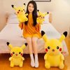 Big Pikachu Plush Toy Soft Stuffed Cartoon Cushion