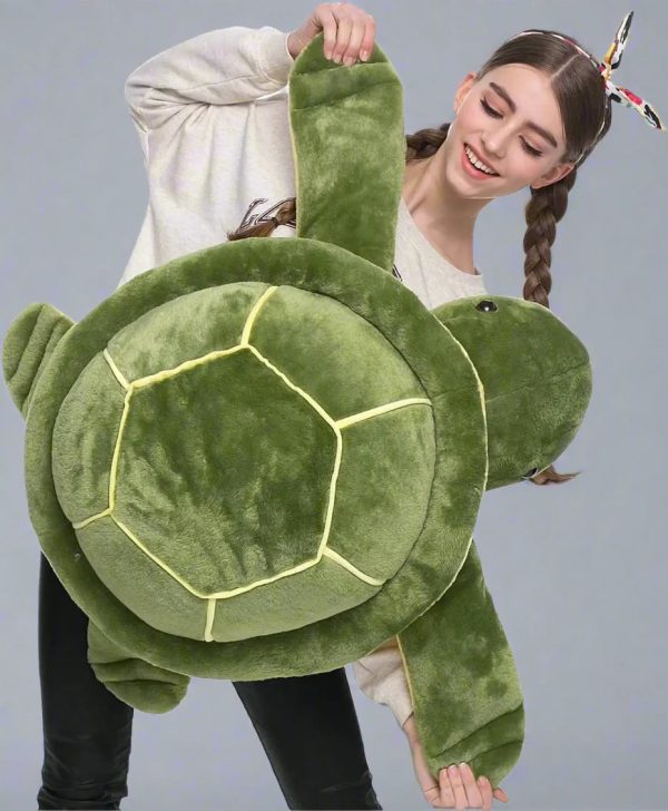 Big Sea Turtle Stuffed Animal Soft Plush Pillow