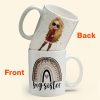 Big Sister - Personalized Mug - Birthday Gift For Sisters - Fashion Girls
