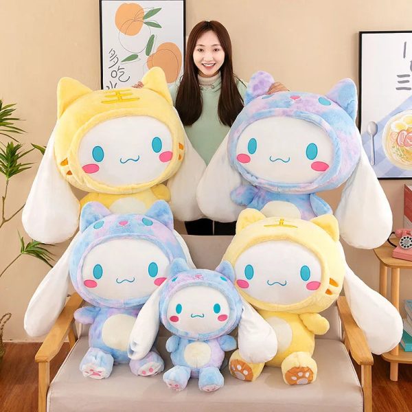 Big Size Tiger Cinnamoroll Plush Toy - Cozy Pillow for Kids' Dreams