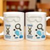 Biomedical Scientist, Magnifying Glass And Lab Essentials - Personalized Custom Coffee Mug - DOC048_MG