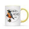 Bird Nerd Funny Bird Watcher Mug, Twitcher Mug, Gift for Bird Lover Personalized Mug