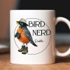 Bird Nerd Funny Bird Watcher Mug, Twitcher Mug, Gift for Bird Lover Personalized Mug