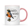 Bird Nerd Funny Bird Watcher Mug, Twitcher Mug, Gift for Bird Lover Personalized Mug