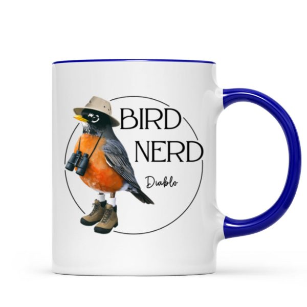 Bird Nerd Funny Bird Watcher Mug, Twitcher Mug, Gift for Bird Lover Personalized Mug