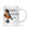 Bird Nerd Funny Bird Watcher Mug, Twitcher Mug, Gift for Bird Lover Personalized Mug