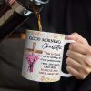 Birth Flower Bouquet Good Morning This Is God - Personalized Mug