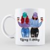 Bitch Besties Modern Girls Personalized Mug