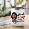 Black Blessed And Beautiful Personalized Coffee Mug 03HTTN270723HH-02