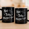 Black Mug - Funny Gifts For Best Friends, Family, Coworker, Work Bestie - Espresso Patronum