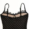 Black Polka Dot Lace Sheer Cupped Bodycon Mini Dress