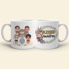 Blessed Grandma, Grandparents And Children Personalized Coffee Mug Gift For Grandparents