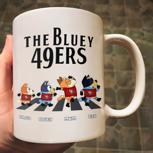Blue Dog Family Custom Team Logo - Personalized Mug - Gifts For American Football Lover | TM17 HN02