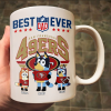 Blue Dog Family NFL Style - Personalized Mug - Gifts For American Football Lover | TM16.Ver1 HN02