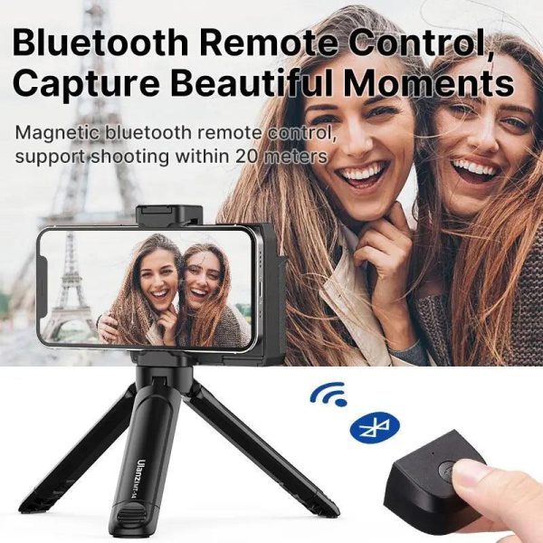 Bluetooth Handheld Selfie Stick Grip Phone Shutter