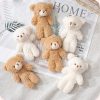 Blush Bear Plush Keychain