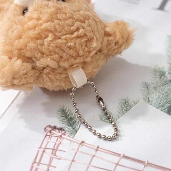 Blush Bear Plush Keychain