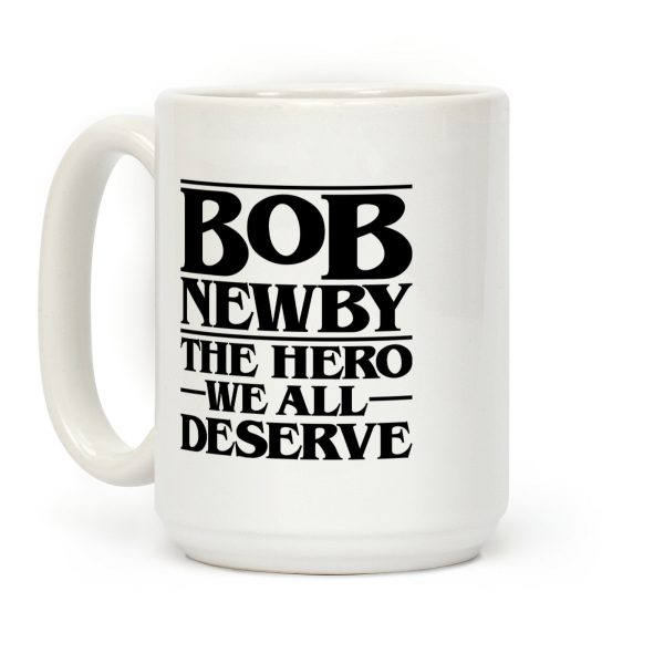 Bob Newby The Hero We All Deserve Parody Coffee Mug