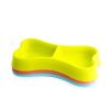 Bone-Shaped Double Dog Feeder Bowl