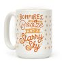 Bonfires Booze And A Starry Sky Coffee Mug