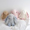 Bonnie Rabbit Plush Toy Soft Bunny with Floral Ears for Kids and Home Decor