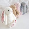 Bonnie Rabbit Plush Toy Soft Bunny with Floral Ears for Kids and Home Decor