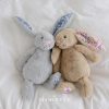 Bonnie Rabbit Plush Toy Soft Bunny with Floral Ears for Kids and Home Decor