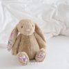 Bonnie Rabbit Plush Toy Soft Bunny with Floral Ears for Kids and Home Decor