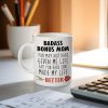 Bonus Mom Coffee Mug Gift for Stepmom from Stepdaughter Stepson Birthday Mother's Day Christmas Gift Idea