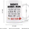 Bonus Mom Coffee Mug Gift for Stepmom from Stepdaughter Stepson Birthday Mother's Day Christmas Gift Idea