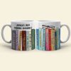 Book Lover Reading Challenge, Personalized Coffee Mug, Gift For Bookworms