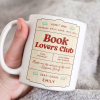Book Lovers Club - Personalized Ceramic Mug - Gift For Book Lovers HH01