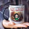 Book Reading Girl Making No Noise And Pretending That I Don't Exist White Mug