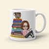Book Single Married In A Relationship Love Books Personalized Mug 2HUHI120122